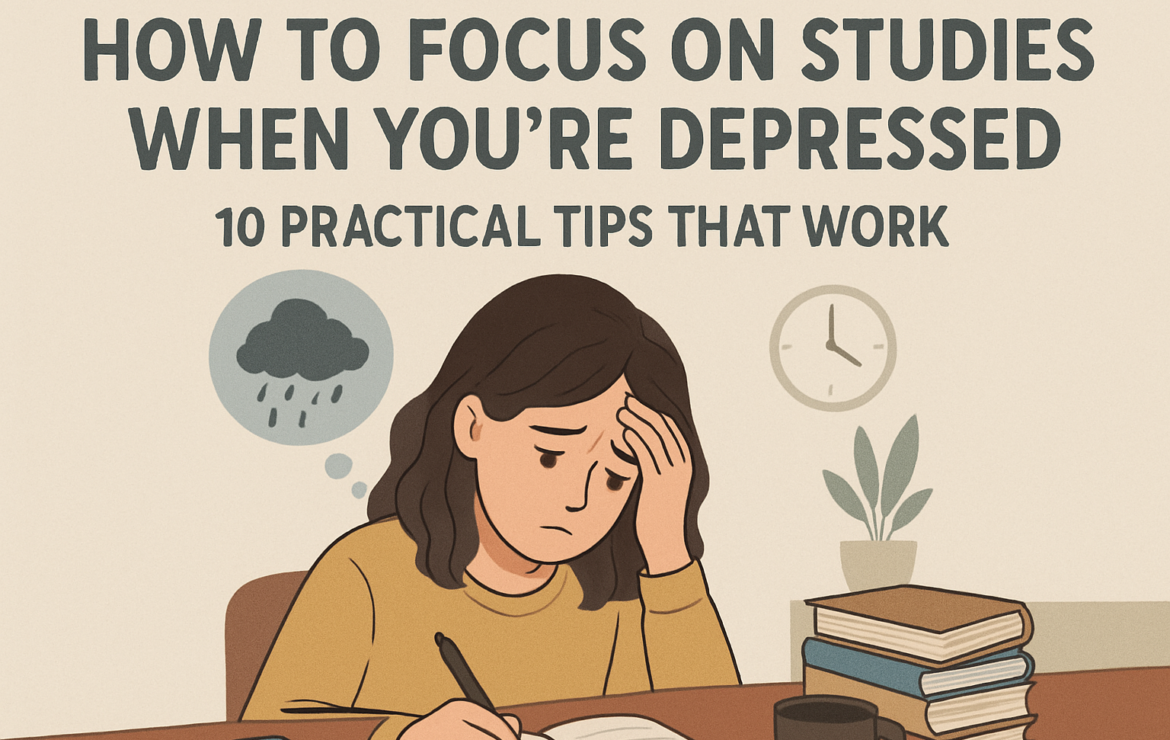 How to Focus on Studies When You’re Depressed: 10 Practical Tips That Work